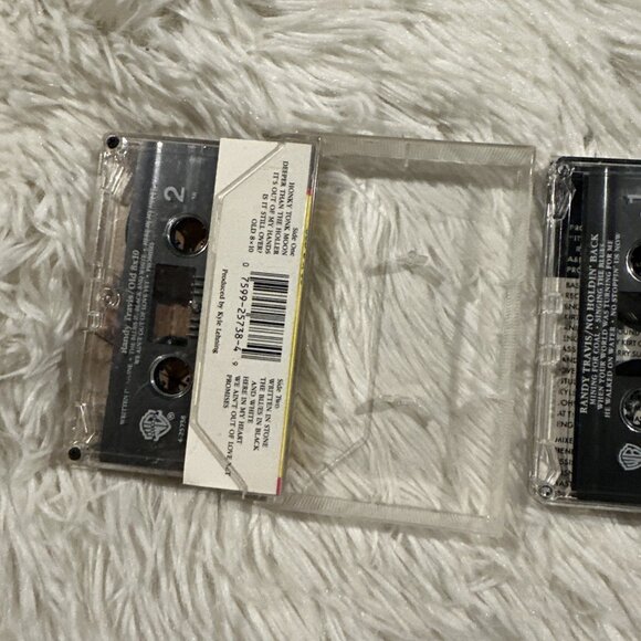 Randy Travis tape set No Holdin Back and old 8x10 tested working - Picture 3 of 6
